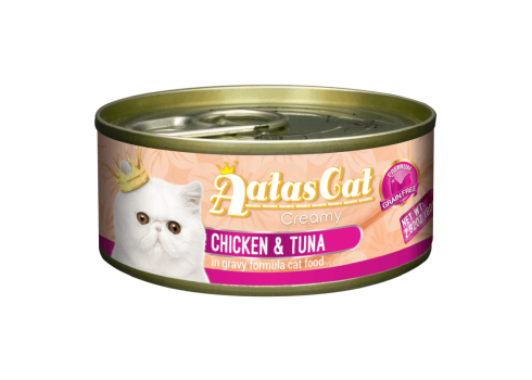 Aatas Cat Creamy Chicken & Tuna konserv kassile 80g