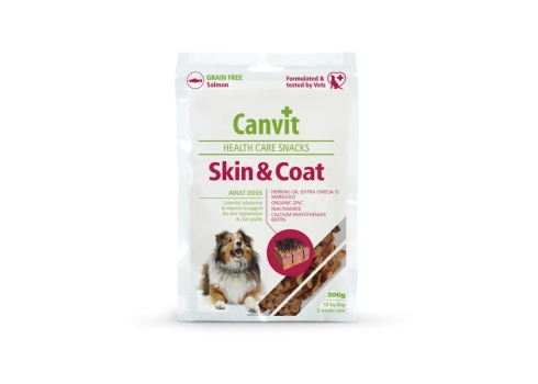 Canvit snack Skin & Coat närimismaius koerale 200g