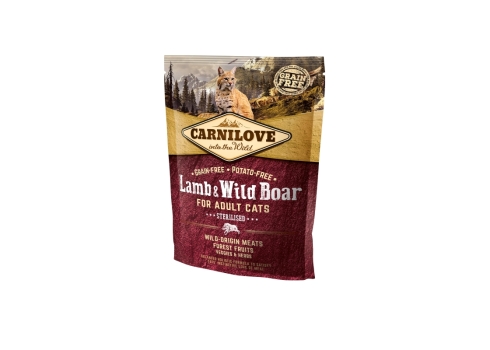 Carnilove Lamb & Wild Boar for Sterilised kassitoit 400g
