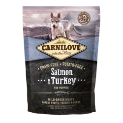 Carnilove Salmon & Turkey for Puppies koeratoit 1,5 kg