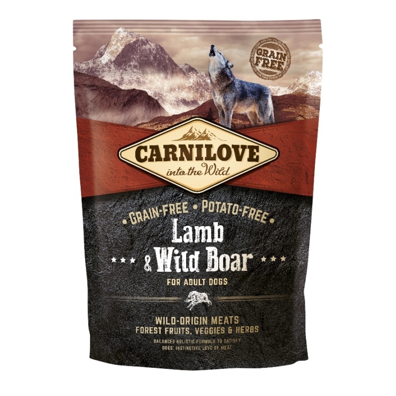 Carnilove Lamb & Wild Boar for Adult koeratoit 1,5 kg Carnilove Lamb & Wild Boar for Adult koeratoit 1,5 kg