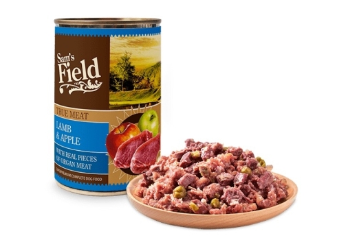 Sam's Field Lamb & Apple konserv koertele 400g