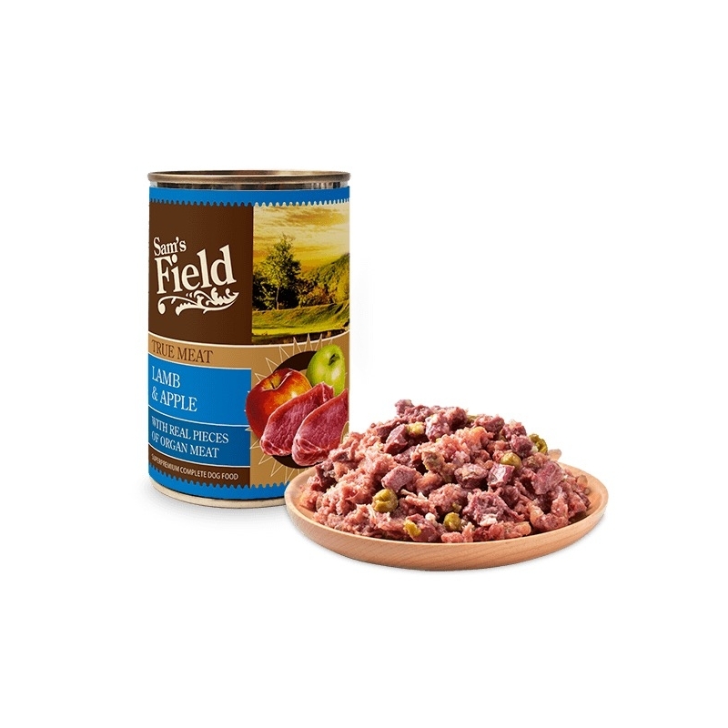 Sam's Field Lamb & Apple konserv koertele 400g
