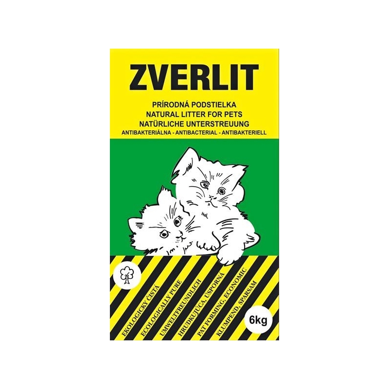 Zverlit lõhnatu paakuv kassiliiv 6kg Zverlit lõhnatu paakuv kassiliiv 6kg