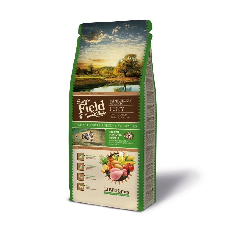 Sam's Field Puppy Chicken & Potato koeratoit 2,5 kg Sam's Field Puppy Chicken & Potato koeratoit 2,5 kg