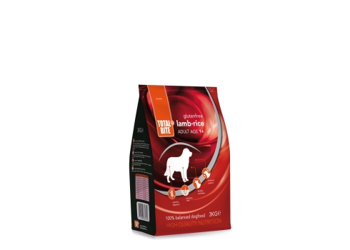 Total Bite Lamb & Rice gluteenivaba koeratoit 3kg