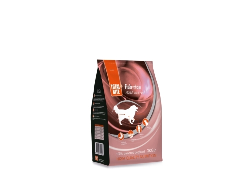 Total Bite koeratoit Fish & Rice 3kg