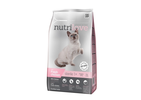 Nutrilove kassitoit sterile 1,4kg