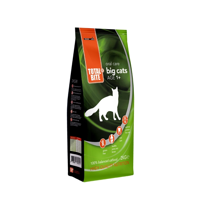Total Bite kassitoit suurtele kassidele Big Cat 2kg Total Bite kassitoit suurtele kassidele Big Cat 2kg