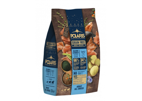 Polaris grainfree adult Salmon & Turkey 2,5 kg
