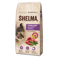 Shelma steril.kassidele värske loomalihaga, tervaviljavaba 8kg