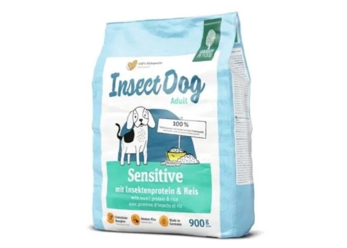Green Dog sensitive putukavalgu-ja riisiga 900g