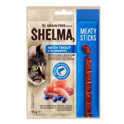 Shelma forelli ja mustikaga pulgad kassidele  15g