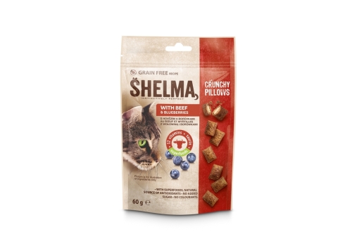 Shelma veise-ja mustikatäidisega padjakesed 60g