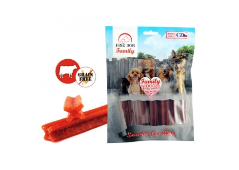 Fine Dog Family närimispulgad veisega  200g