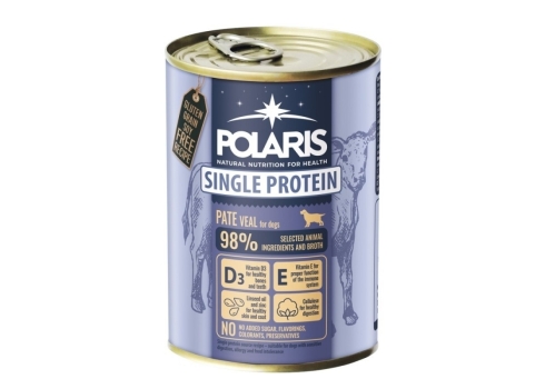 Polaris vasikaga monoproteiin koerakonserv 6x400g