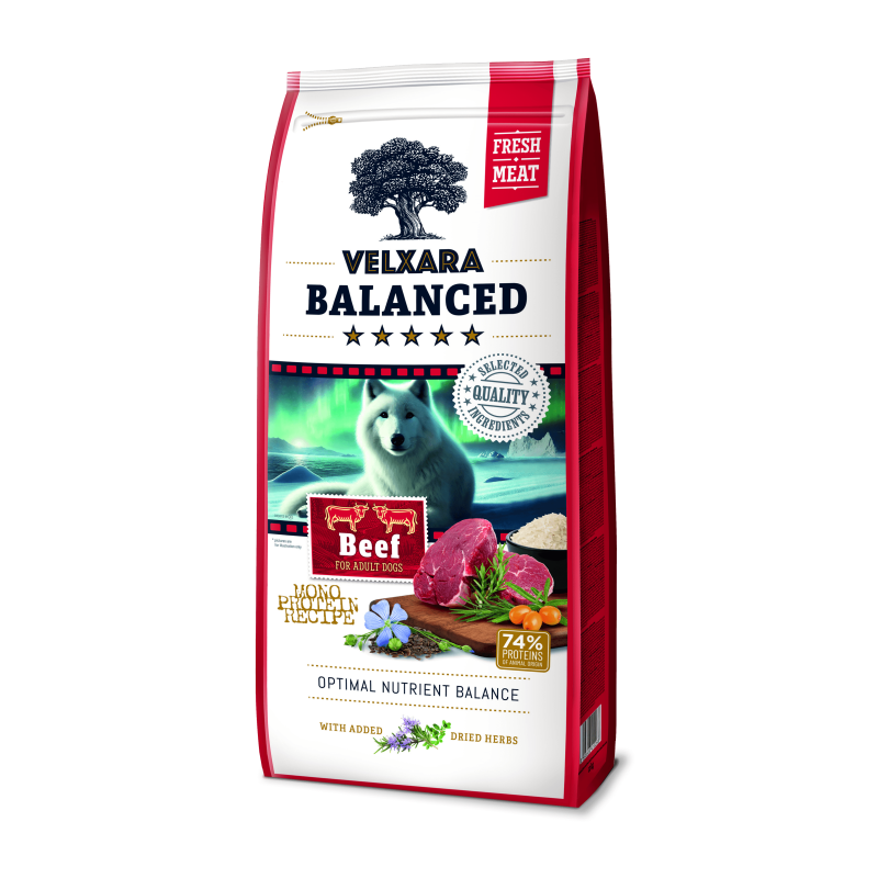 Velxara värske veiselihaga monoproteiin koeratoit 2x750g
