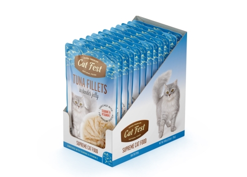 Cat Fest Tuna fillets in jelly kassitoit 12x70g