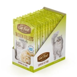 Cat Fest Chicken fillets in jelly einekotike kassile 12x70g