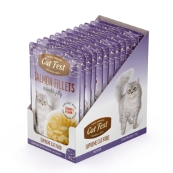 Cat Fest Salmon fillets in jelly einekotike kassile 12x70g