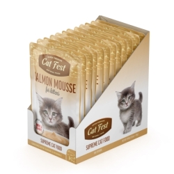 Cat Fest Salmon mousse kassipoegadele 12x70g