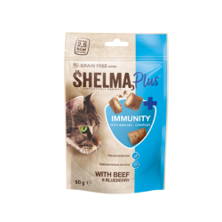 Shelma IMMUNITY  veise-ja mustika täidisega padjakesed 60g