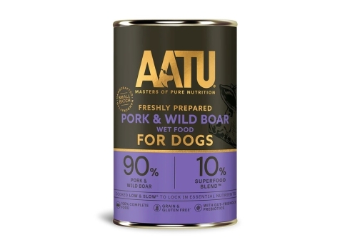 Aatu konserv koertele, metssea- ja sealihaga 400 g