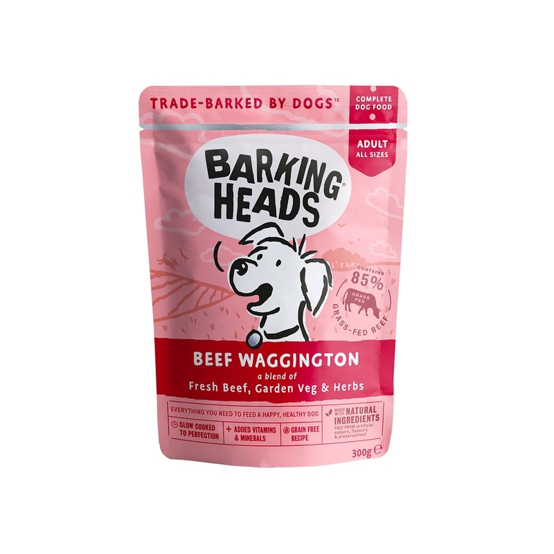 Barking Heads Beef Waggington einekotike, 300 g Barking Heads Beef Waggington einekotike, 300 g