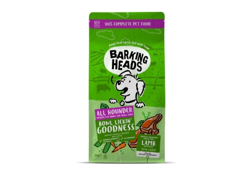 Barking Heads Bowl Lickin Goodness koera kuivtoit lambalihaga, 2 kg