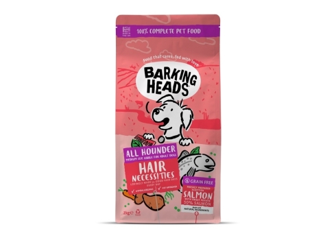 Barking Heads Hair Necessities koera kuivtoit lõhega, 2 kg