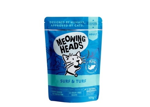 Meowing Heads kassi einekotike Supurrr Surf & Turf 100 g