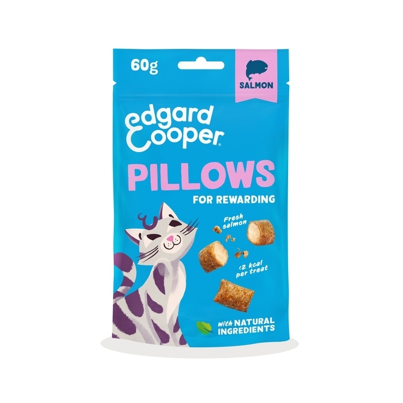 Edgard Cooper kassi maius Pillows, lõhe 60g Edgard Cooper kassi maius Pillows, lõhe 60g