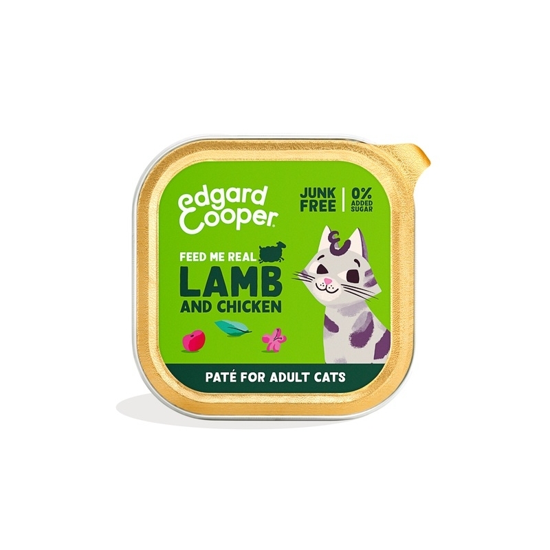 Edgard Cooper pasteet kassidele lamba- ja kanalihaga 85 g Edgard Cooper pasteet kassidele lamba- ja kanalihaga 85 g