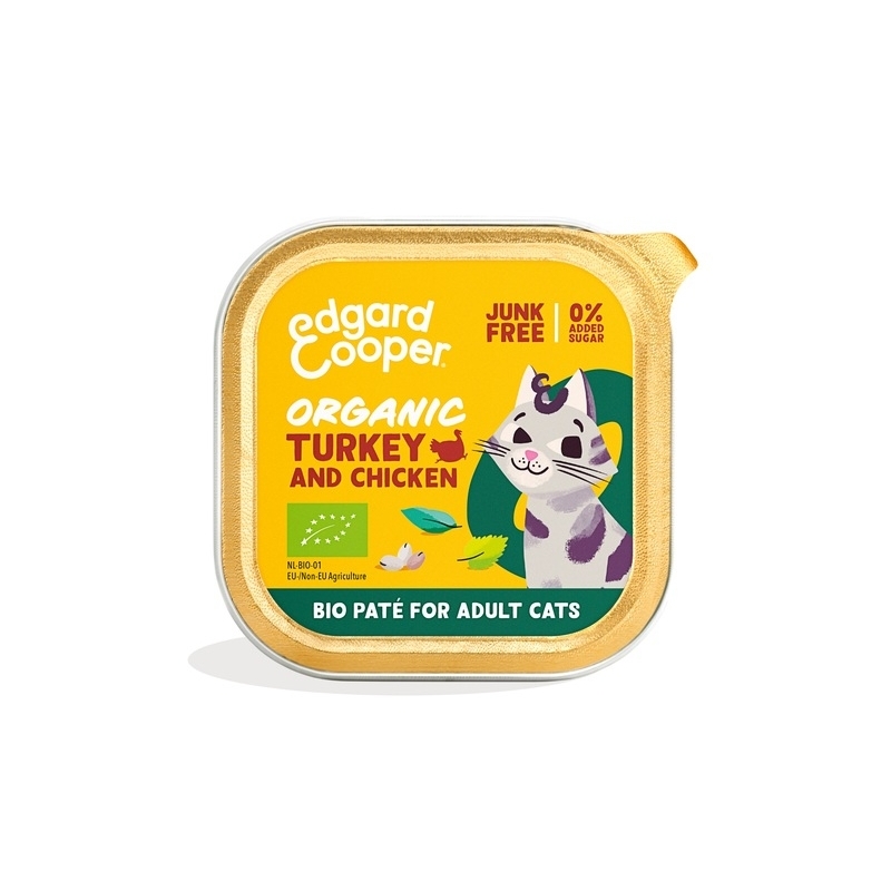 Edgard Cooper Organic pasteet kassile kalkuniga 85 g Edgard Cooper Organic pasteet kassile kalkuniga 85 g