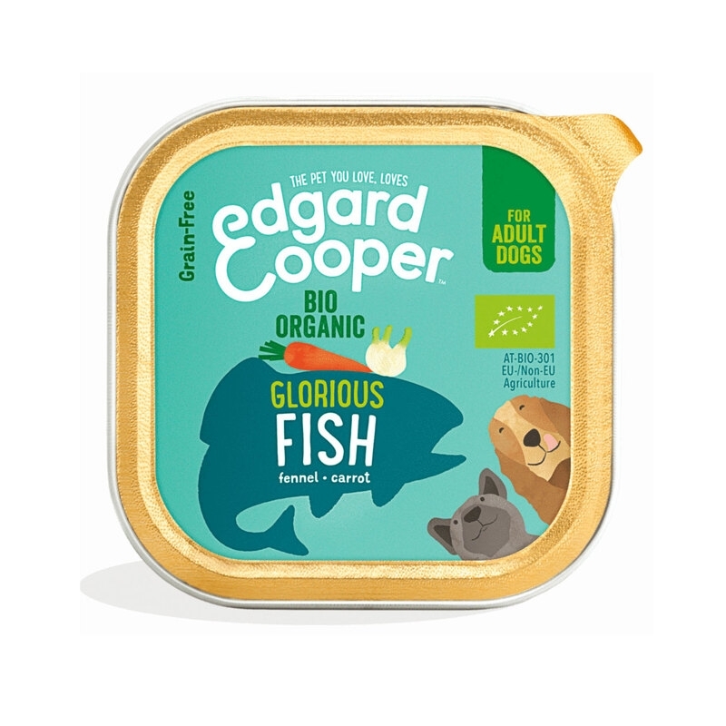 Edgard Cooper konserv koerale, orgaanilise kalaga 100 g Edgard Cooper konserv koerale, orgaanilise kalaga 100 g