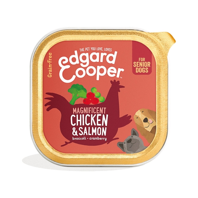 Edgard Cooper konserv koerale, kanaliha ja lõhega 150 g Edgard Cooper konserv koerale, kanaliha ja lõhega 150 g