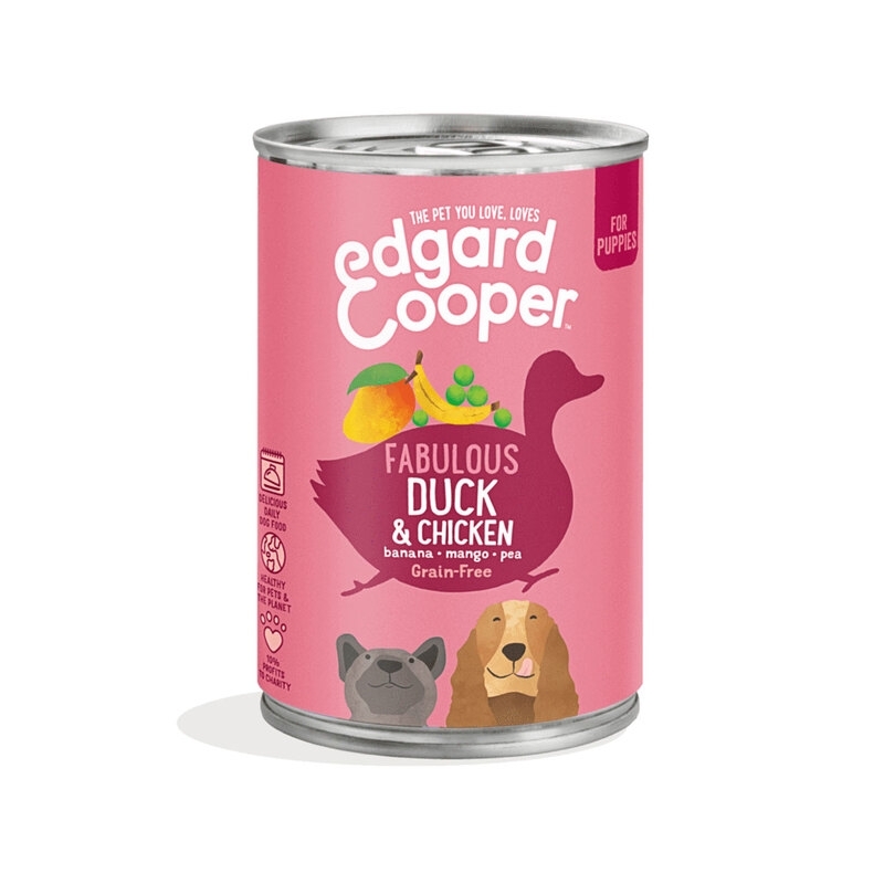 Edgard Cooper konserv kutsikale, pardi- ja kanalihaga 400 g Edgard Cooper konserv kutsikale, pardi- ja kanalihaga 400 g