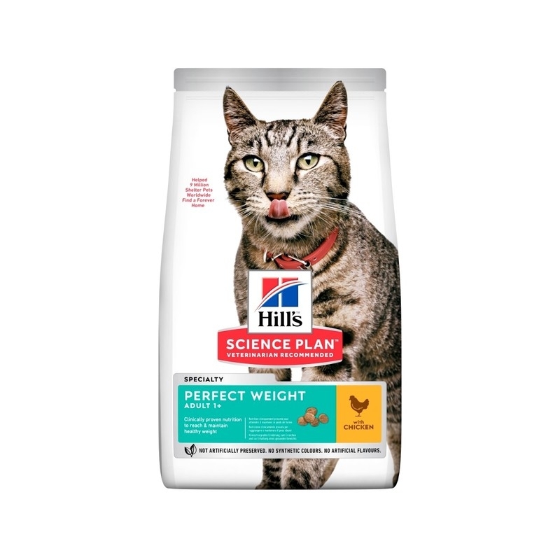 Hill's Science Plan Perfect Weight kassitoit kanalihaga 1,5kg Hill's Science Plan Perfect Weight kassitoit kanalihaga 1,5kg