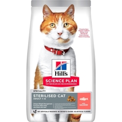 Hill's Science Plan Sterilized Adult kassi täissööt lõhega 3kg