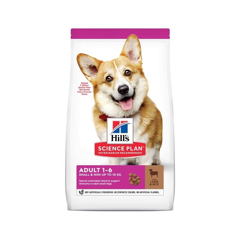 Hill's Science Plan koeratoit lamba & riisiga väiksele koerale 1,5kg