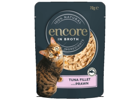 Encore einekotike kassidele tuunikala-krevett 70 g