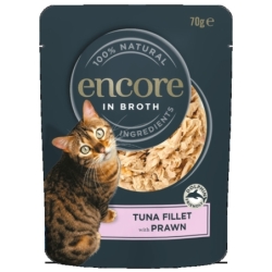 Encore einekotike kassidele tuunikala-krevett 70 g