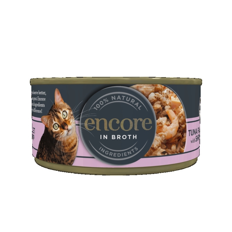 Encore konserv kassile tuunikala ja krevettidega 70 g Encore konserv kassile tuunikala ja krevettidega 70 g