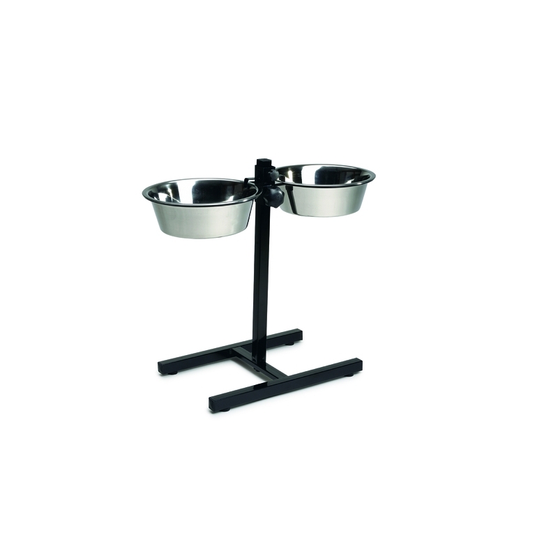 Beeztees H-Stand koerakauss, 50 cm kõrge, 2 x 2530 ml Beeztees H-Stand koerakauss, 50 cm kõrge, 2 x 2530 ml