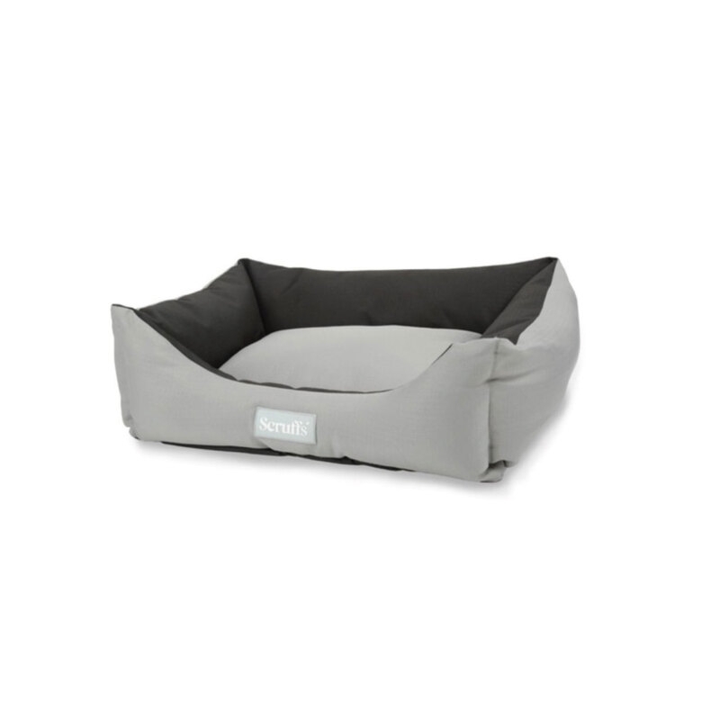 Scruffs Expedition Box Bed koerapesa, M 60 x 50 cm, hall Scruffs Expedition Box Bed koerapesa, M 60 x 50 cm, hall
