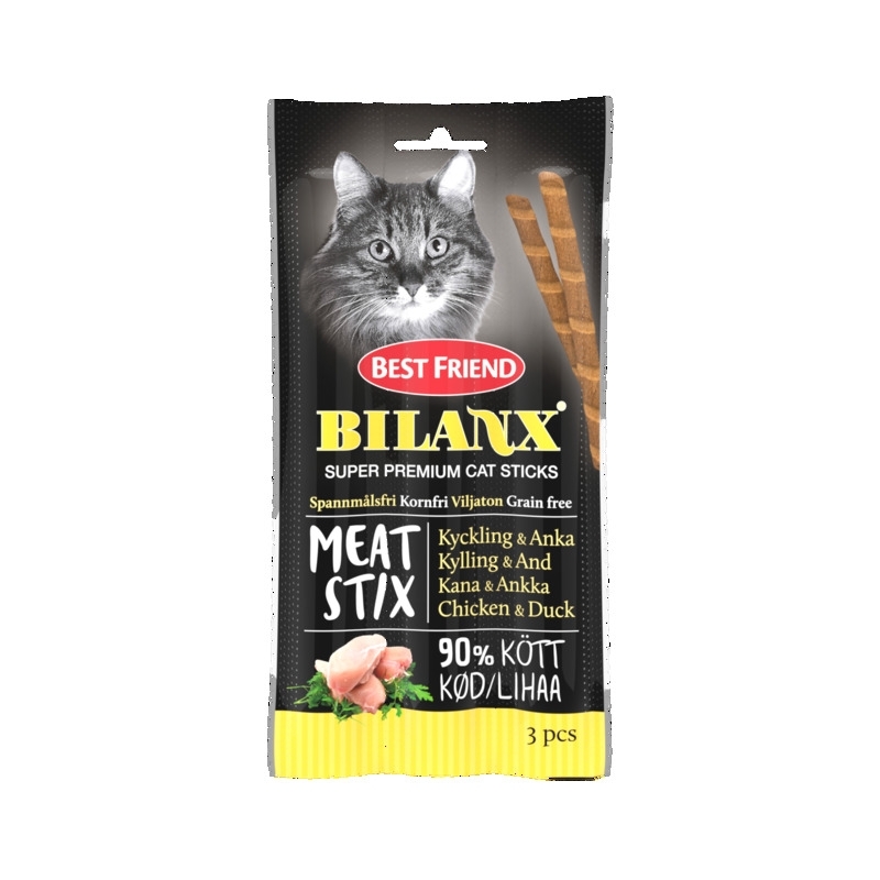 Best Friend Bilanx lihapulgad kassile, kana ja part 3 X 15 g Best Friend Bilanx lihapulgad kassile, kana ja part 3 X 15 g
