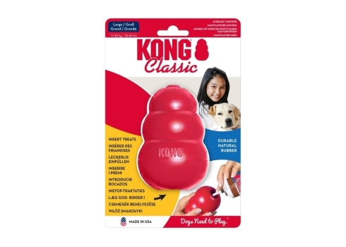 KONG Classic täidetav mänguasi, L, punane