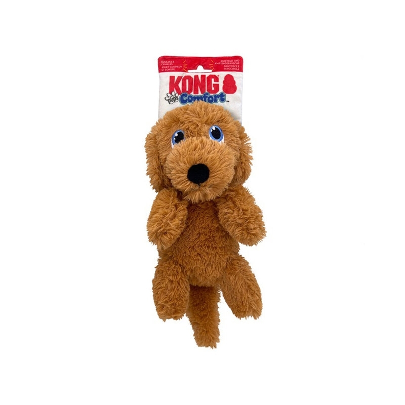 KONG Comfort Pups Goldie koera mänguasi M KONG Comfort Pups Goldie koera mänguasi M