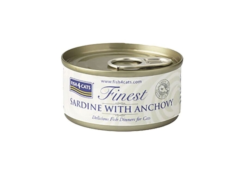 Fish4Cats konserv kassile, sardiinide ja anšoovisega, 70 g