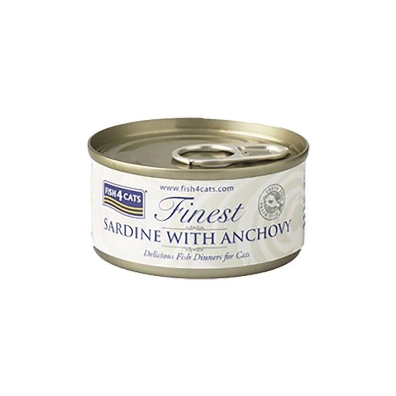 Fish4Cats konserv kassile, sardiinide ja anšoovisega, 70 g Fish4Cats konserv kassile, sardiinide ja anšoovisega, 70 g